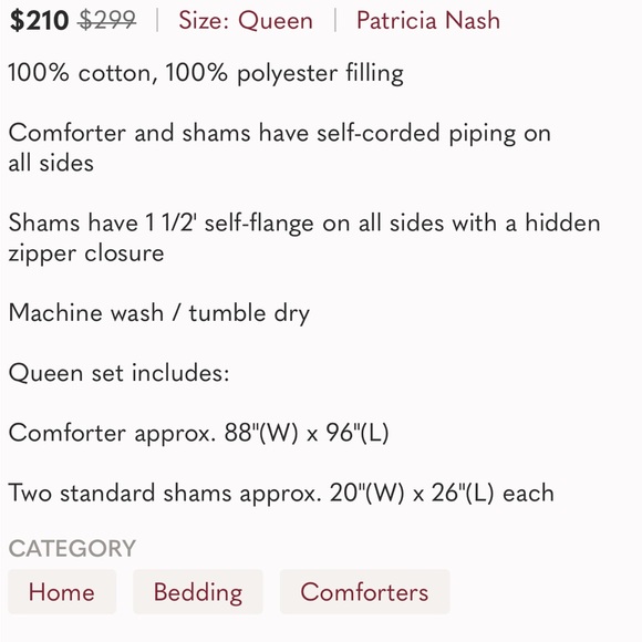 Patricia Nash 3 piece set / Queen set new in film - Picture 11 of 11